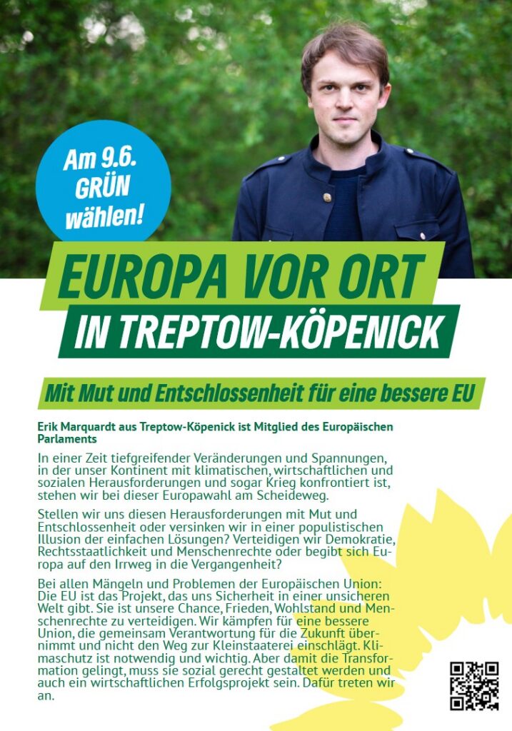 Titelseite: Europa vor Ort in Treptow-Köpenick (Wahlkampfausgabe)